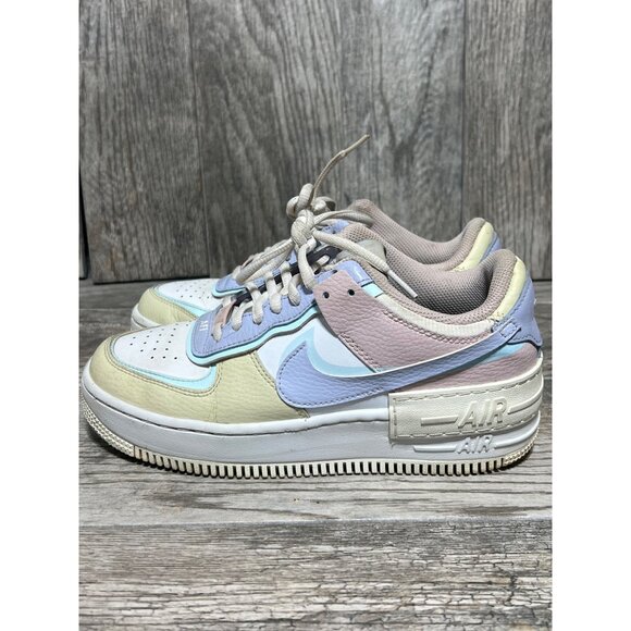 Nike Shoes - NIKE Air Force 1 AF1 Shadow 'Pastel' Lace Up Sneakers CI0919-106 Size 7 Womens